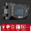 Motorcycle Handlebar Clock with Digital Voltmeter and Thermometer, IP67 Waterproof LED Display (Red) 2