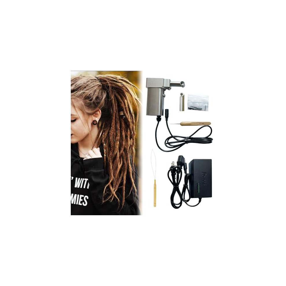 Unisex Automatic Dreadlock Machine With TripleâHook Fast Weaving For Human And Synthetic Hair, 14Mm