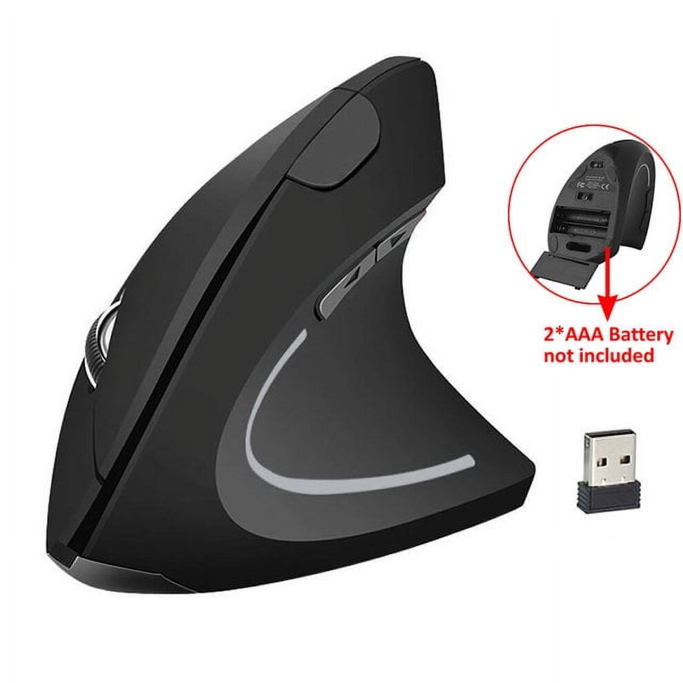 Vertical Wireless Usb Mouse Ergonomic Rechargeable Portable Pc Gamer For Computer Laptop Notebook Mause Gaming Accessories Mous 9389440761728