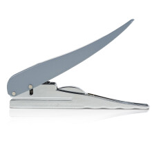 Wekvgz 2Pcs 3/6/8mm Single Hole Paper Puncher, Metal Handheld Loose Leaf Punch with Scale, Accurate for Document Binding
