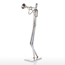 Sculpture en fer pour la décoration intérieure, œuvre d'art unique et exquise réalisée à la main par un artisan professionnel, sculpture