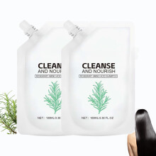Rosemary and Keratin Shampoo for Damaged Hair, Deep Hydration Strengthens Strands, Boosts Shine, 3.35 Fl Oz Each, 2 Pack