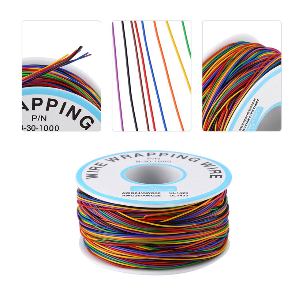 Colorful 250M 8-Wire Tin-Plated Copper Test Cable B30?1000 6951382819947