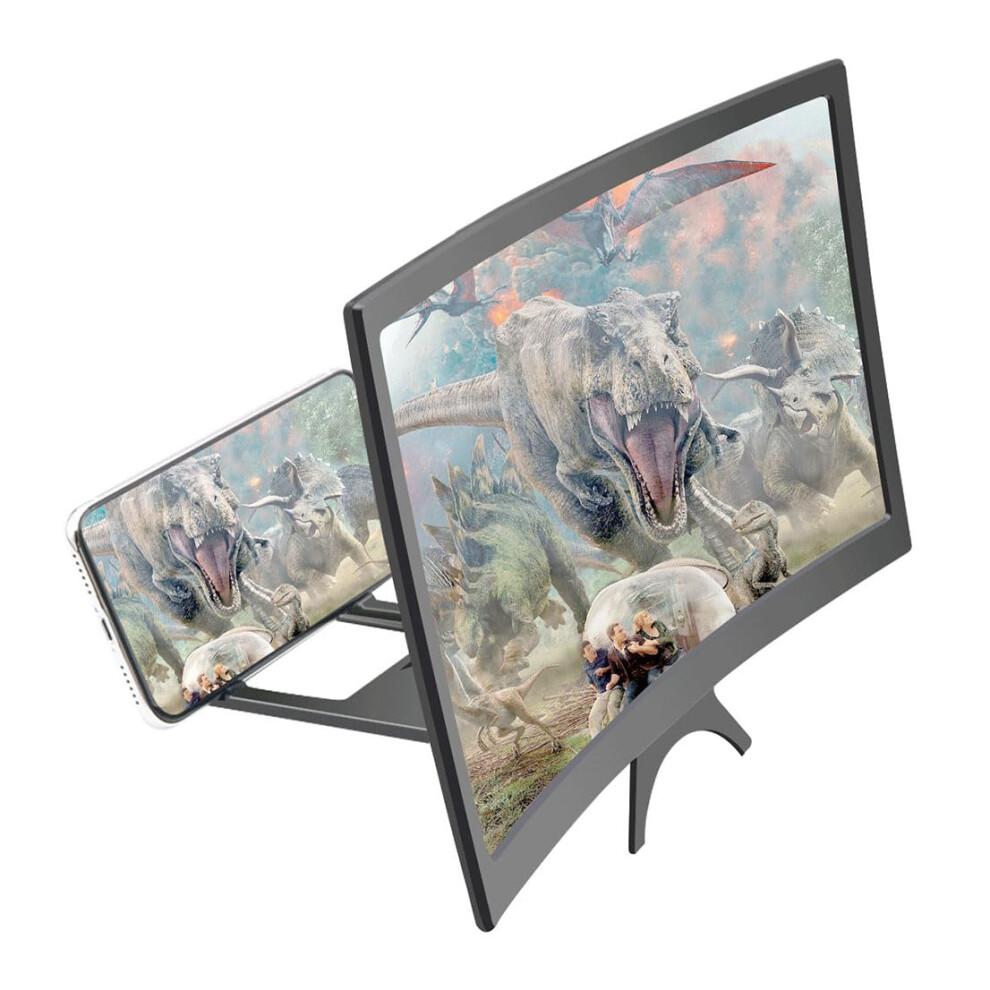 12 Inch 3D Hd Phone Screen Magnifier With Antiblue Lens, Foldable Universal Mobile Amplifier For Movies Light 9070919182303