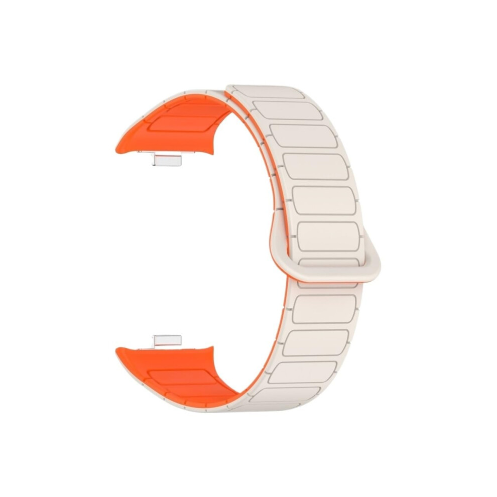 Light Yellow Orange Silicone Replacement Band Adjustable Wristband For Mi Band 9 Pro Orange,Yellow 9070919183546