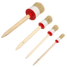 4 Pcs/set Paint Brushes Cleaning Brush Car Interior Brush Artist Paint Brush Set Round Bristles