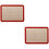 2 Pieces Pastry Mat Roasting Pan Bread Oven Cookie Mats Silicone Bakeware Liner 1