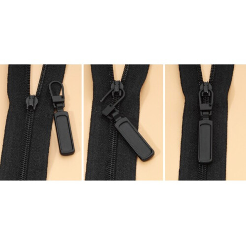 INF Pull tab for zipper runners 8-pack Black 1