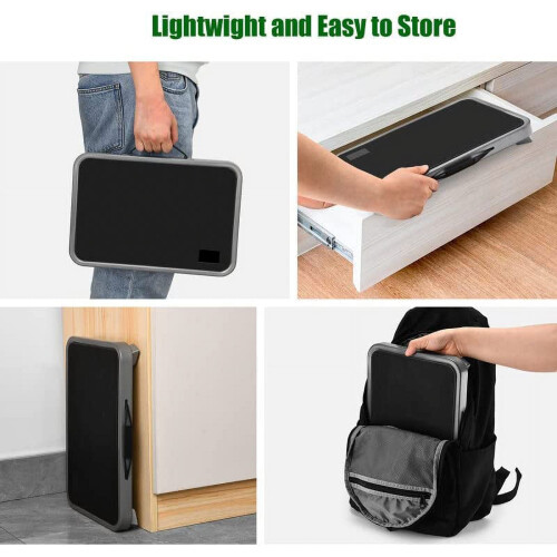Foldable Step Stool, Adjustable with Non-Slip Platform, Thick Rubber Feet, 330 Lbs Capacity for Kitchen, Bedroom, Office, RV 2