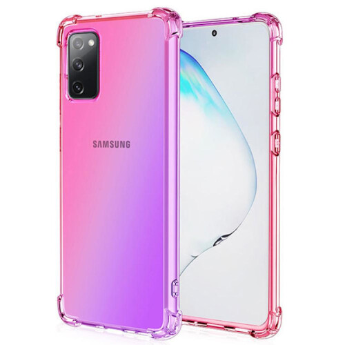 Compatible with Samsung Galaxy S20 FE - Shockproof Stylish Silicone Case Transparent 2