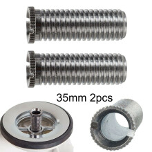 RichLink 2 Pack M1235mm Stainless Steel Sink Strainer Screw, Threaded Bolt for Wash Basin Plug, compatible with standard strainers