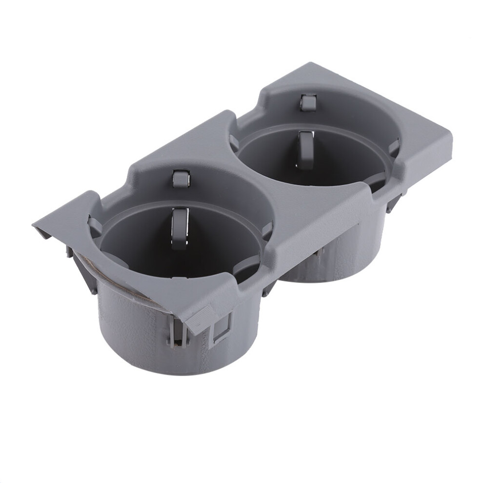 Car Interior Front Center Console Cup Coin Holder For Bmw E46 1998-2004 Gray 8741382824229