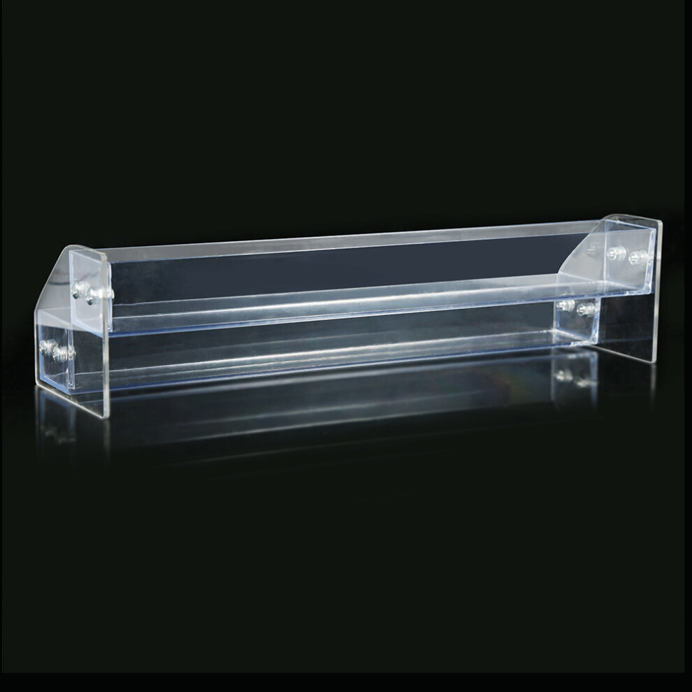 Clear Acrylic Nail Polish Display Rack 2-Layer Storage Organizer Durable Makeup