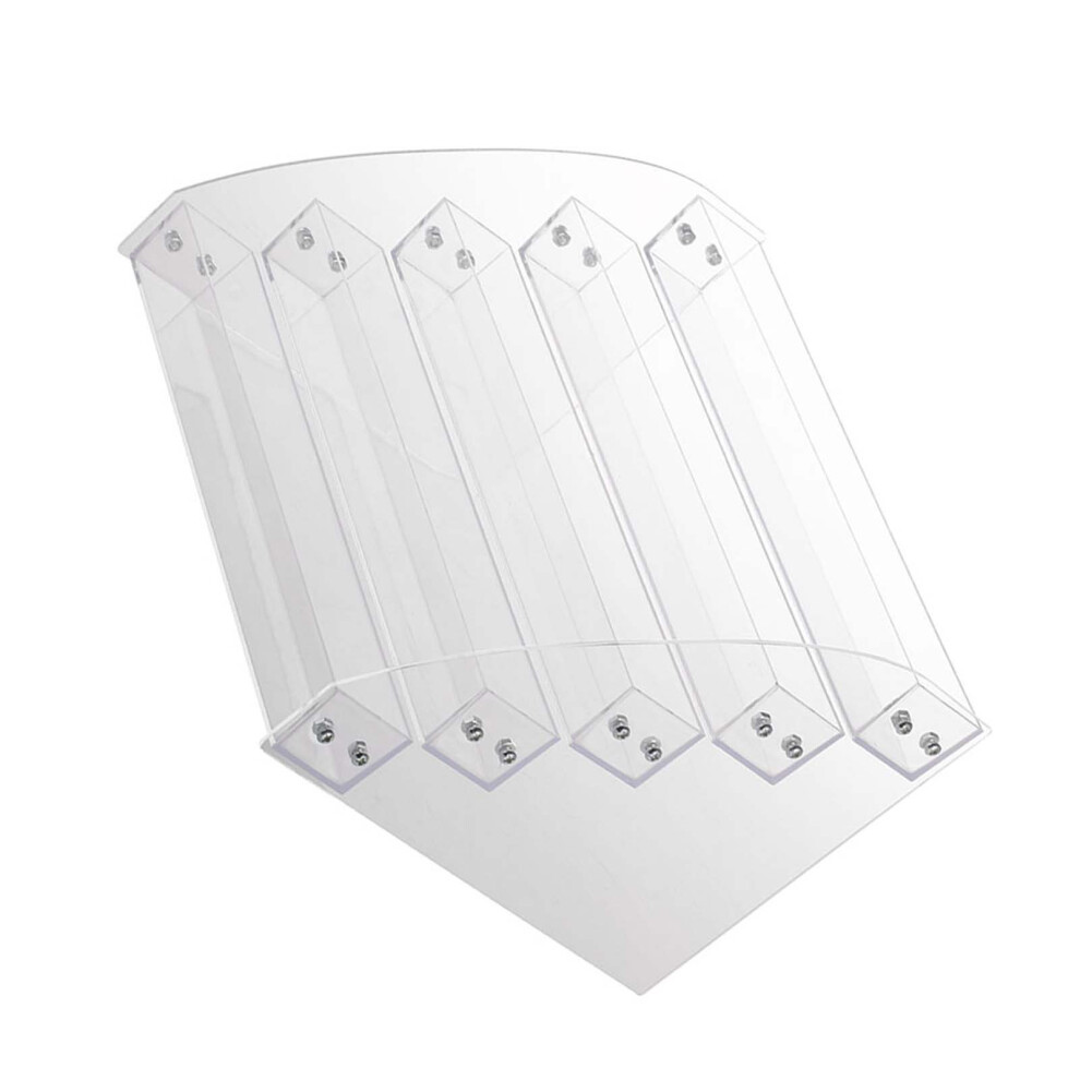 Durable Acrylic Nail Polish Display Rack 5 Layers, Transparent, 31cm