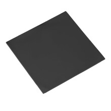 Emoshayoga 100x100x2mm Thermal Pad, High Conductivity Silicone Gap Filler for CPU Cooling, Heat Conduction Sheet (Black)