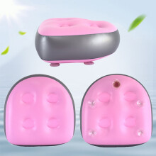 Limei Spa and Hot Tub Booster Seat Inflatable Bathtub Cushion Spa Waterproof Back Pad Soft Spa Cushion Massage Mat for Adults Kids (Pink)