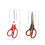 Scissors 8" Multipurpose Scissors Titanium Coated Sturdy compatible with Sharp Scissors Right/Left Handed Comfort-Grip Handles(3-Pack) 3