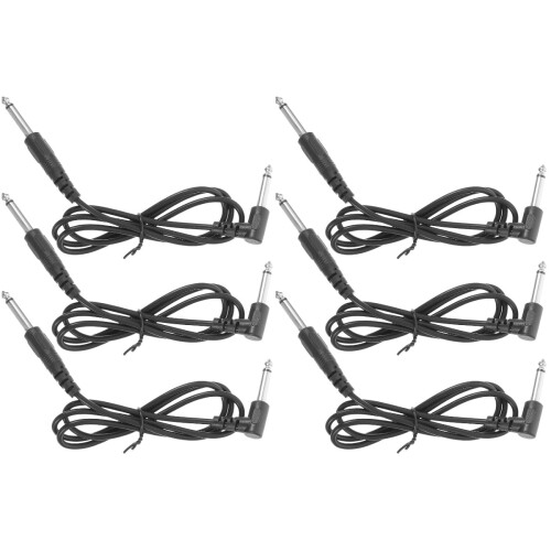 6 Pcs Guitar Cable Stereo Amp Connect for Speaker Effector Eleguitar Electric Accessory