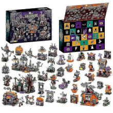 (As show, One size) 2025 Halloween Advent Calendar, Halloween Decoration, Advent Calendar for Kids, 31Day Countdown, L9031