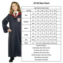 (115cm (3-4 years), Green) Harry Potter 6pc Set Magic Wizard Cosplay Fancy Dress Cape Cloak Costume