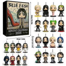 (As show, One size) Billie Eilish Advent Calendar Blind Box Christmas Gift