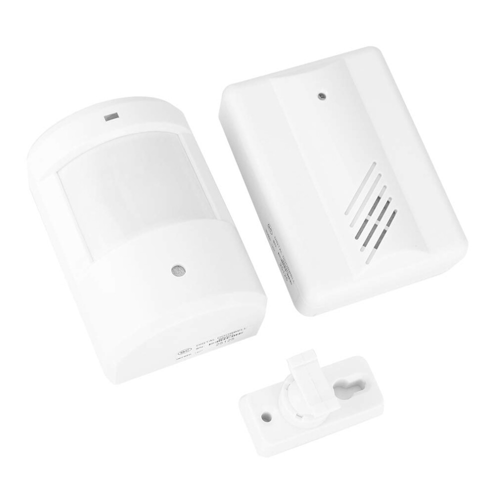Wireless Motion Sensor Doorbell With Infrared Detector Alarm For Home Store Office Visitor Alert 9113335141360
