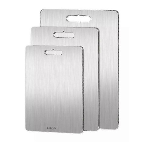 (As show, 24x15cm) Titanium Cutting Board Double-Sided Titanium Kitchen Chopping Board