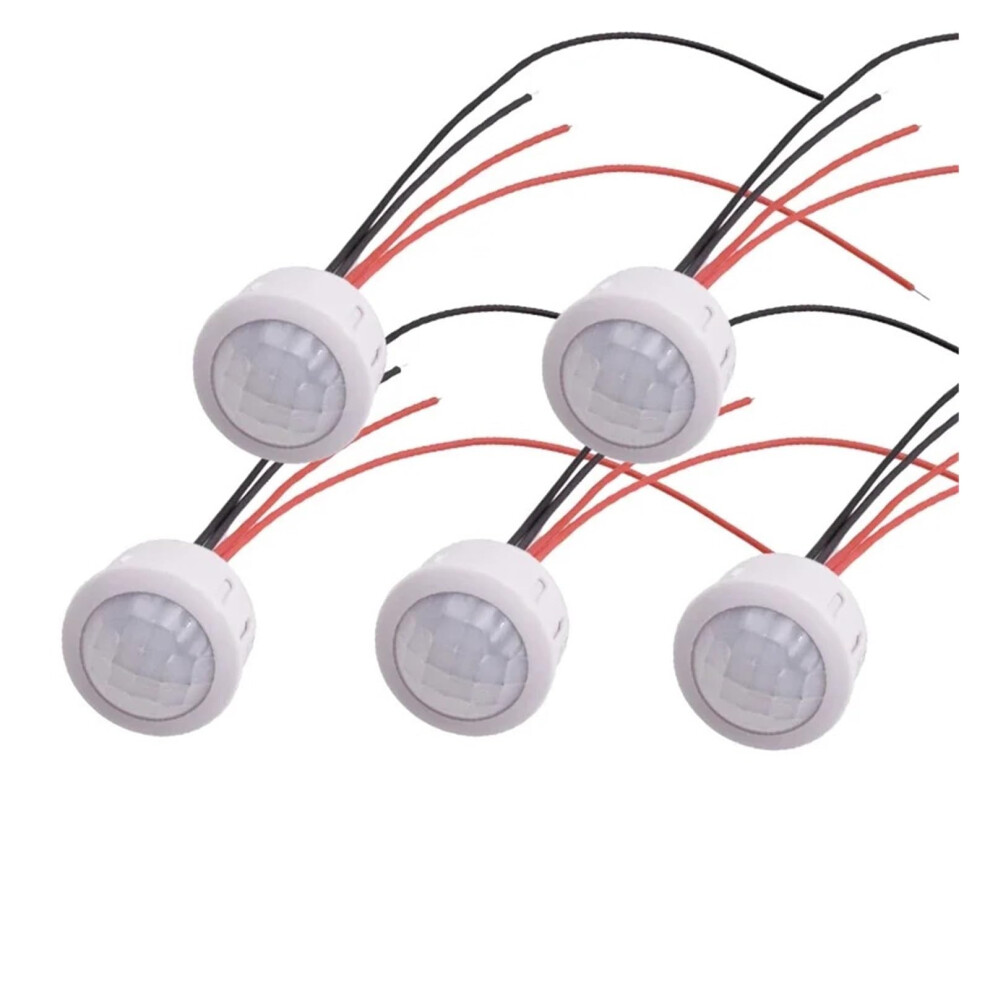 5Pcs Pir Motion Sensor Light Switch Infrared Automatic Human Detection 960Vdc Energy Saving 9113335141520