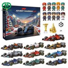 (As show, One size) F1 Racing Advent Countdown Holiday Calendar Blind Box-HD