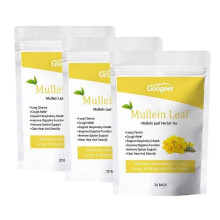 (As show, 40 BAGS) Mullein Leaf Tea Bags Herbal Lung Cleansing Breathing Cough Relieve Tea