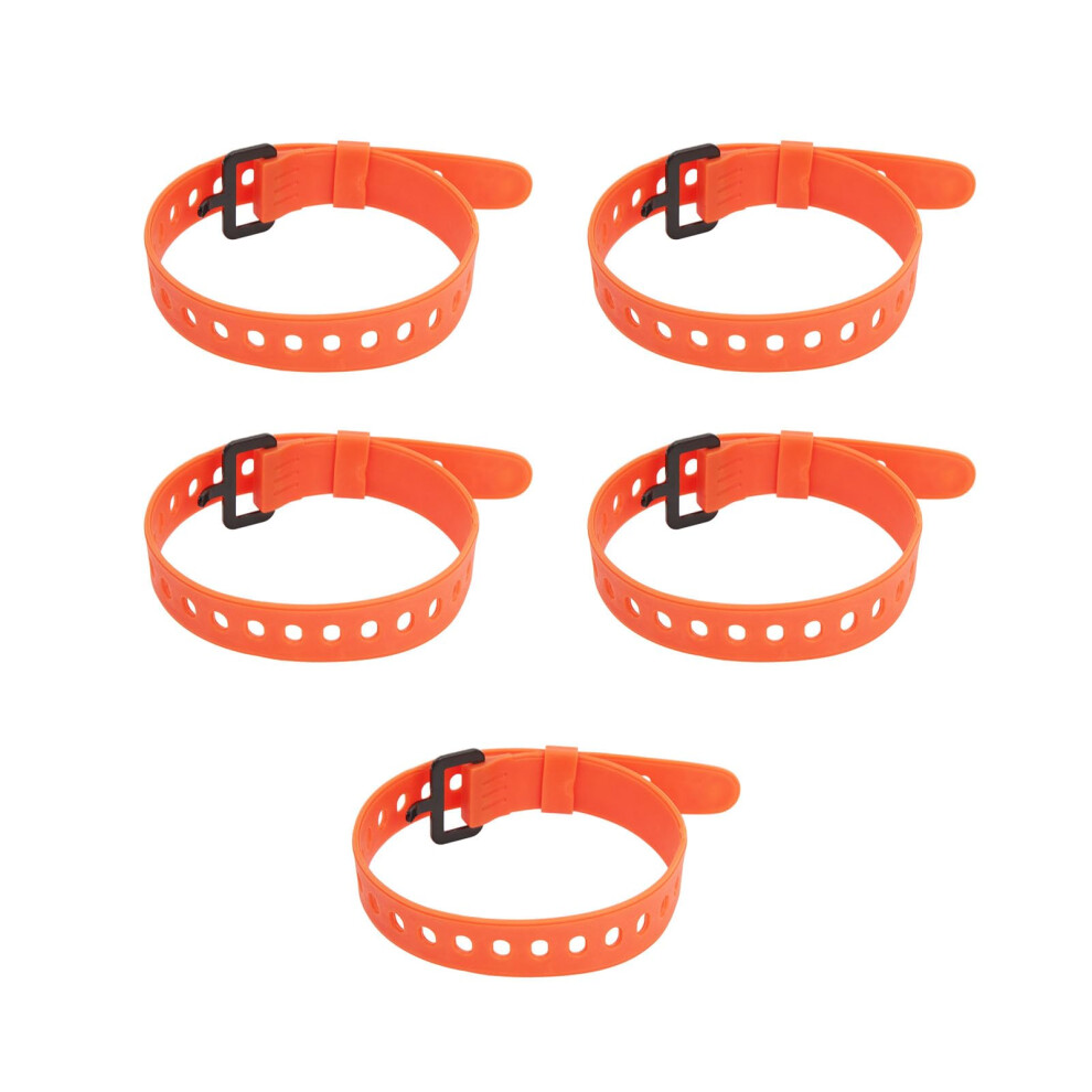 5Pcs Reusable Cable Ties With Iron Buckle Elastic Straps For Cable Management And Cord Organization 9070919187858