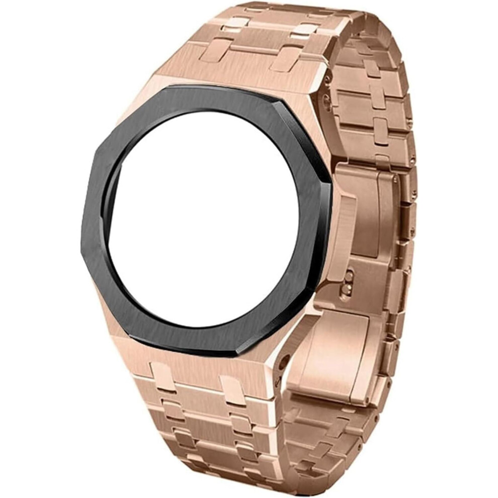 Stainless Steel Watch Band And Bezel Kit, Adjustable 316L Metal Strap For Ga2100 Ga2110 9070919187889