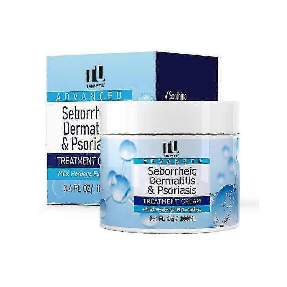 (As show, One size) 2025 Seborrheic Dermatitis Cream, Anti Fungal Shampoo, Scalp Treatment for Psoriasis, Folliculitis, Dry Scalp, Anti-Itch, Sooth