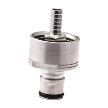 Stainless Steel Carbonation Cap with Permanent Freshness Seal for PET Beer Bottles and Homebrew