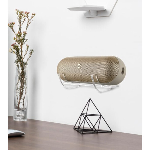 Wall Mount Acrylic Speaker Bracket Transparent Holder SpaceSaving Secure Stable for Beats Pill 2