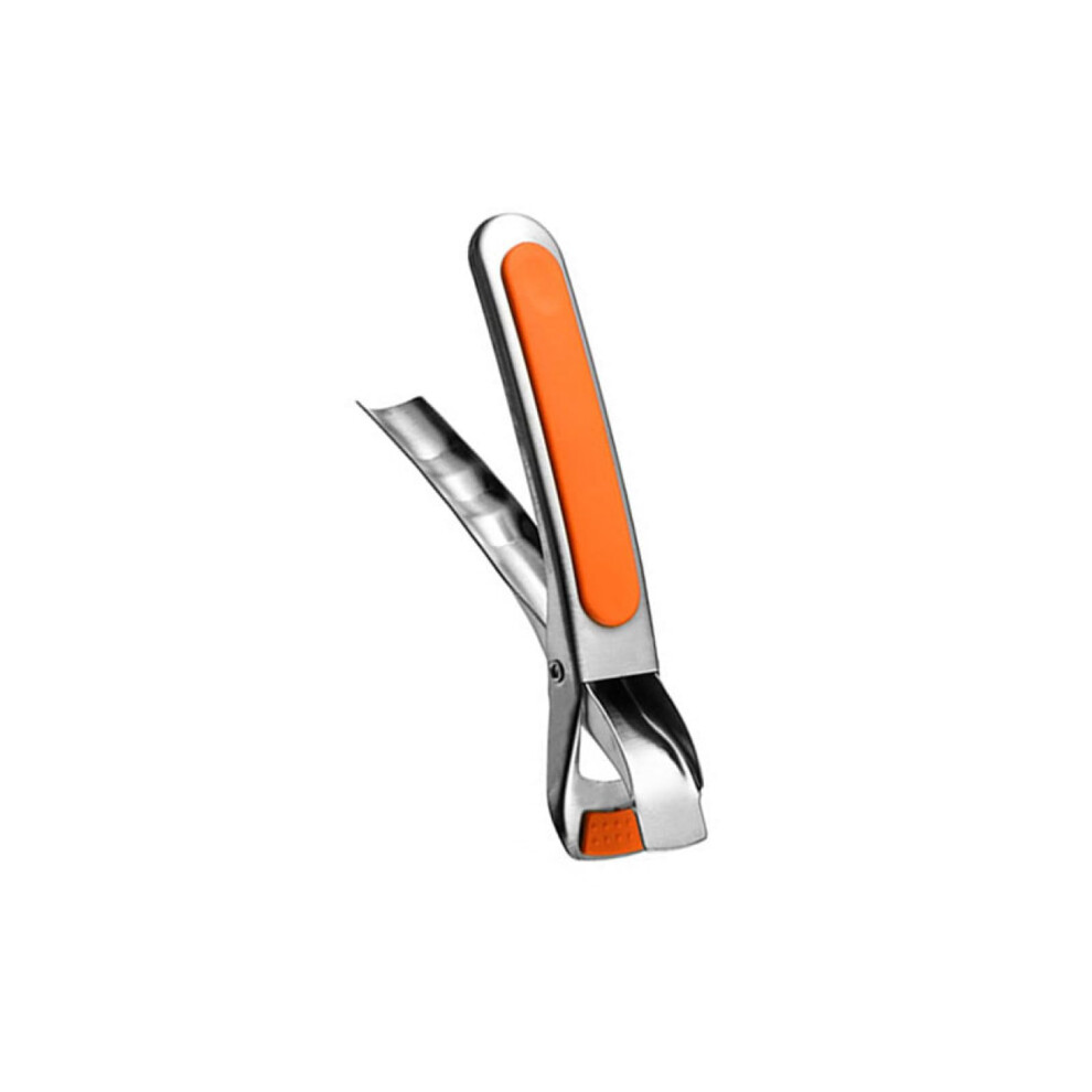 Stainless Steel Plate Gripper With Nonslip Rubber Handle, Heat Resistant Bowl Clamp Orange 9174973165842