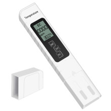 Wasserqualitäts-TDS-EC-Meter mit Temperatur, 0-9990ppm, kompaktes 6-Zoll-Gerät