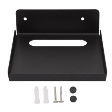 Adjustable TV and Monitor Screen Shelf Organizer with Stainless Finish and Cable Management