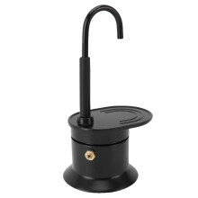 1 Cup Moka Pot 50ml Aluminum Stovetop Espresso Maker Fast Brewing for Camping and Travel