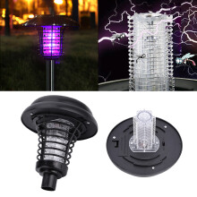 Outdoor Solar Insect Trap & Mosquito Killer LED Light for Garden Path