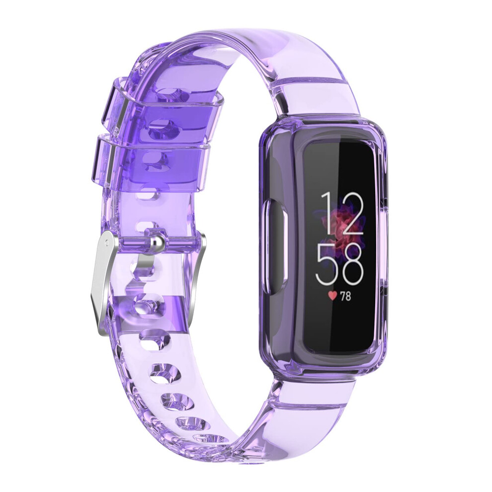 Replacement Band With Protective Case Scratch Protection For Fitbit Luxe Inspire Ace 9070919188954
