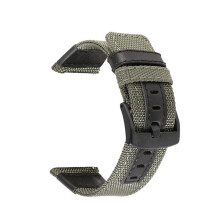Nylon Leather Strap Watch Band Women Bracelet for Garmin Venu 2 Plus 2S SQ Vivoactive 4S