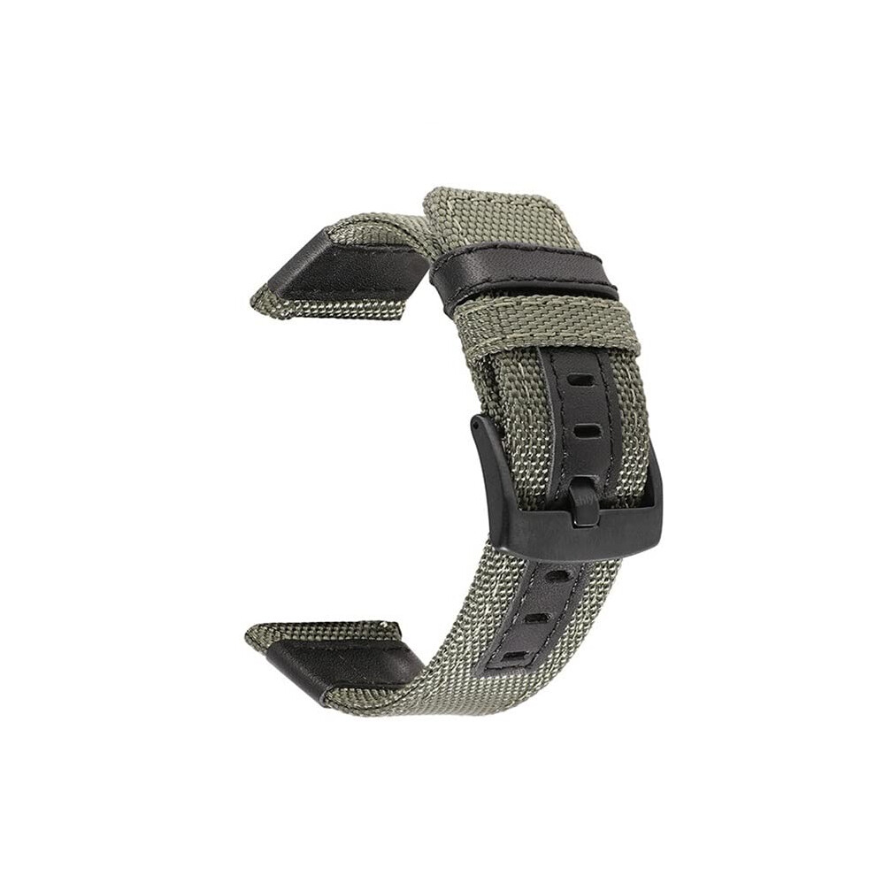 Watch Band Nylon Leather Strap 18Mm 20Mm 22Mm Replacement For Garmin Venu 2 Plus And Vivoactive 3 9113335142718