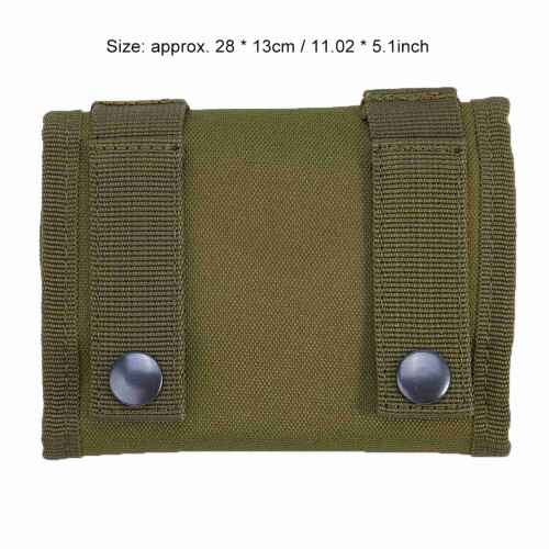 Runde Nylon-Gewehrmunitionstasche, Armeegrün, 2813 cm 1