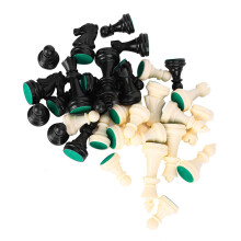 International Plastic Chess Game Set Complete with Black & White Chessmen M
