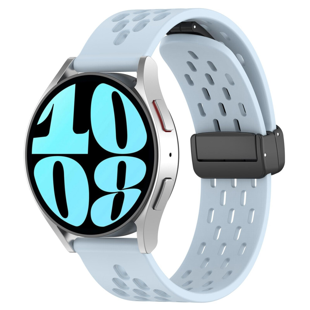 22Mm Silicone Sport Watch Band Light With Adjustable Metal Buckle For Huawei Gt4 Gt3 Pro Blue 9113335142978