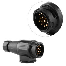 12V 13 Pole Electric Trailer Plug Plastic Wiring Adapter for AU Towing
