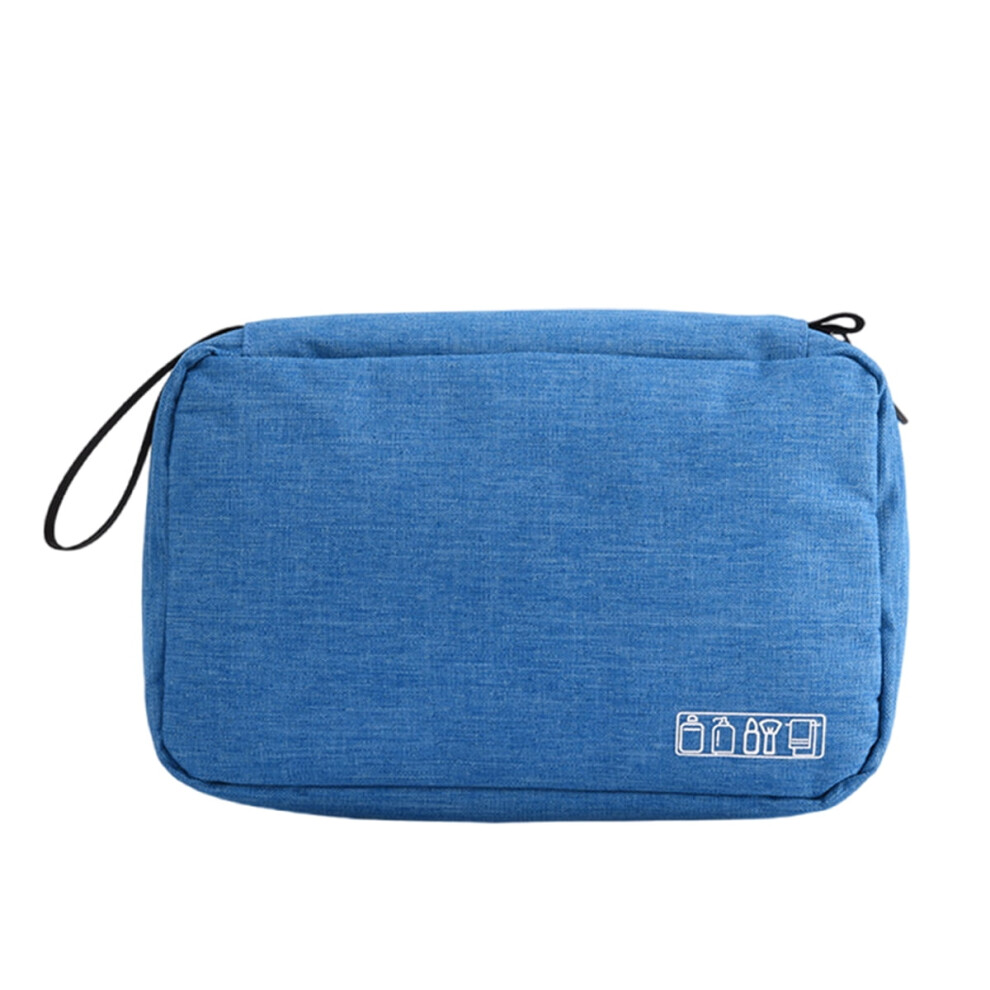 Blue Travel Makeup Bags Cosmetic Bag Toiletries Organizer Hanging Storage Bag
