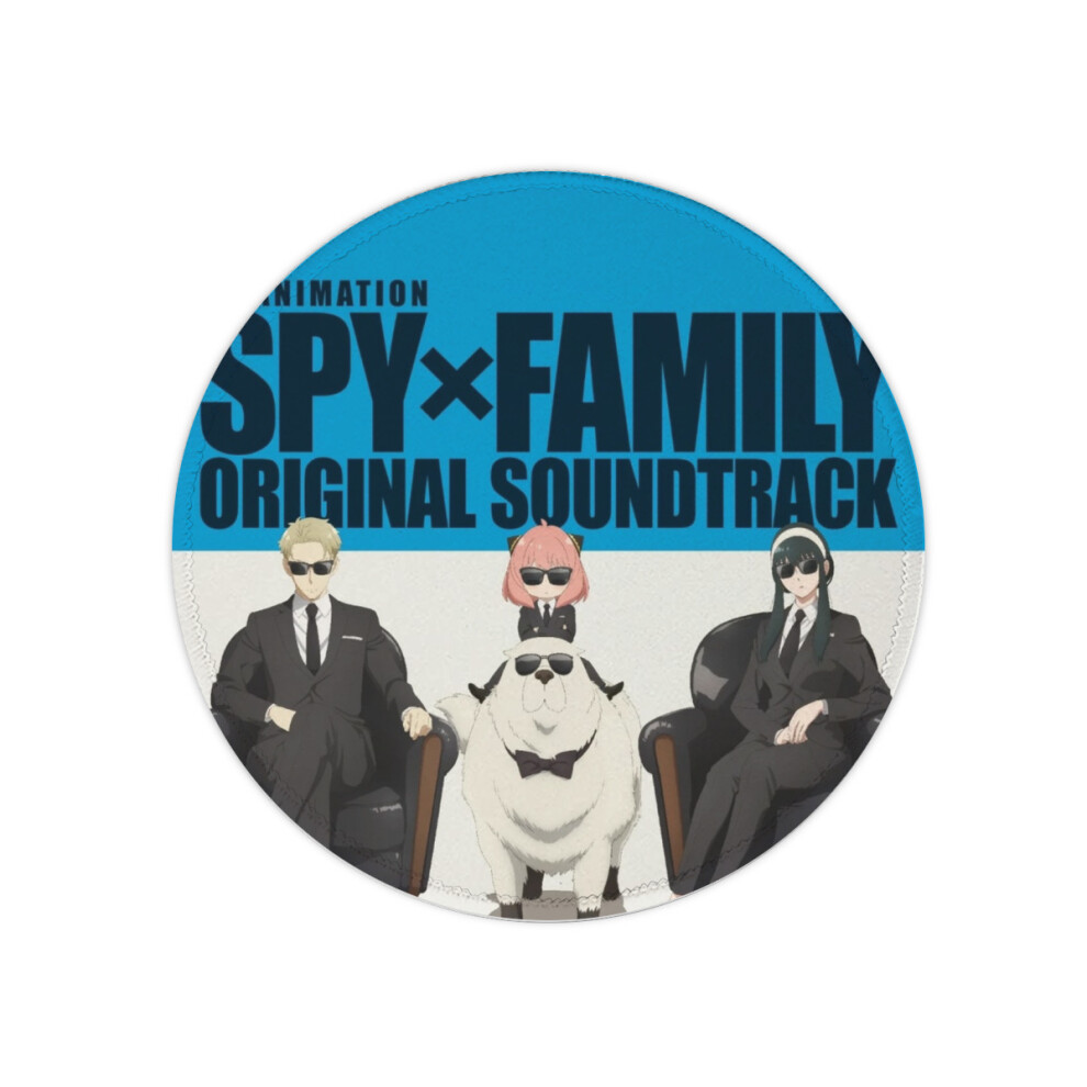 Spyfamily Round Mouse Pad Animation Desk Mat Entertainment Computer Desk Mat 9389440778764