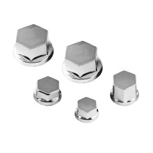 30 Stück Motorrad Schraubenmutternabdeckungen, 8-20 mm, Bunt assortiert